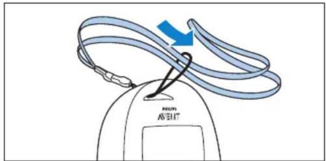 PHILIPS Avent SCD565 - Fixation de la lanière de cou - 2