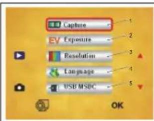 Capture EV Exposure Resolution Language USB MSDC