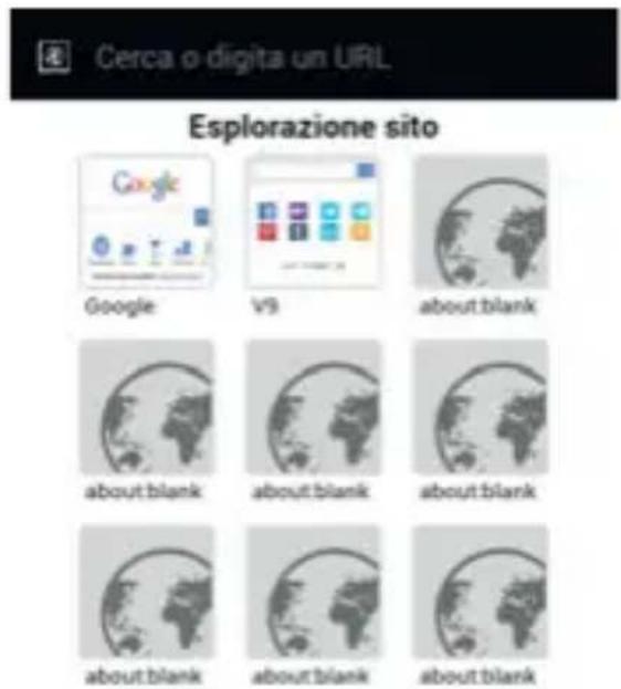 Cerca o digita un URL Esplorazione sito Google V9 about blank about blank about blank about blank about blank about blank about blank