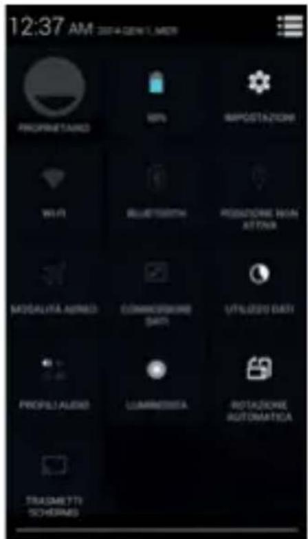 12:37 AM PROPRIMENTARIOS WiFi POSTAZIONI WIFI BILLETTERN POSIZIONE NON ATTONI MODALITA AERICO COMMUNICATIONS DATI UTILIZIO DATI PROPIU AUDIO LUMIRESSICA ROTAZIONE AUTOMATICA TRAISMETTO SOCHENS