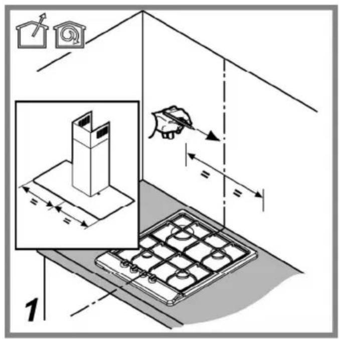 Diagram illustrating a home improvement setup with labeled components and directional arrows indicating movement or positioning.