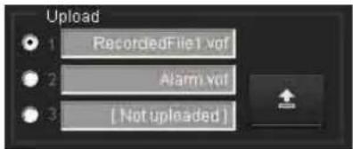 Upload RecordedFile1.vof Alarm.vof [ Not uploaded ]