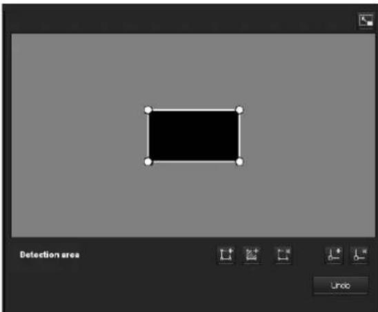 Detection area Undo