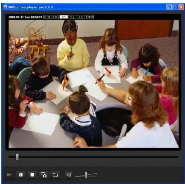SONY SNTEP104 - Utilisation de SNC video player - 1