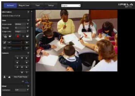 IPELA 2019-08-03 Information 2019-08-03 (17:47:36) View Show mode: Window View size: 1 Image color: Image 1 Camera Close Push Frame Other Animation TCP