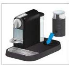 Product photo of a black and white electronic device with a blue pushpin (no visible text or symbols).