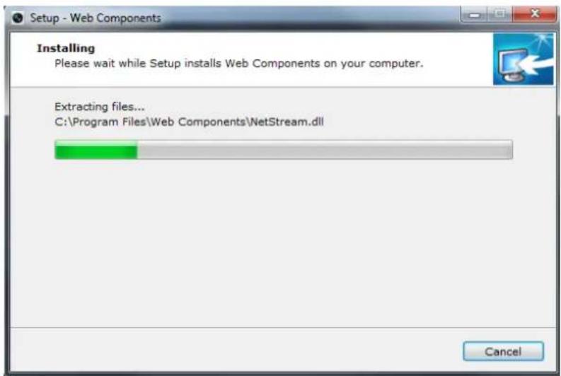 Setup - Web Components Installing Please wait while Setup installs Web Components on your computer. Extracting files... C:\Program Files\Web Components\NetStream.dll Cancel