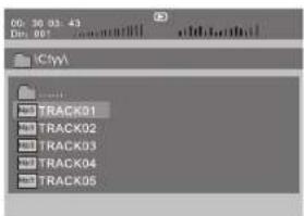 00: 30:03:43 D:\00\ iCty\ TRACK01 TRACK02 TRACK03 TRACK04 TRACK05