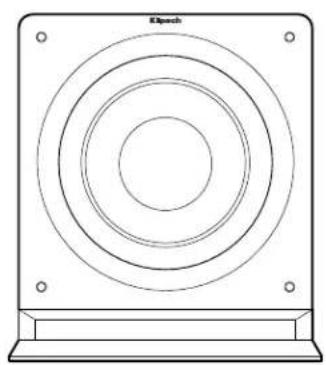 Technical line drawing of a circular mechanical component with mounting holes (no text or symbols)