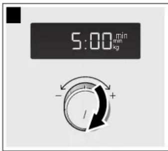 5:00 min kg - / +