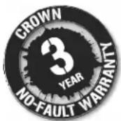 CROWN XTi 6002 - Warranty — WORLDWIDE EXCEPT USA & CANADA - 1
