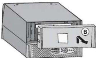 EATON Evolution 650 Rack - Desmontaje del módulo de batería - 4