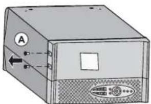 EATON Evolution 650 Rack - Demonteren van de accumodule - 2