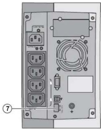 EATON Evolution 650 Rack - Verwendung der Fernbetätigungsfunktionen der USV - 1
