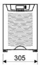 EATON Powerware 9155-15-N-10-64x7Ah - Dimensional drawings - 1