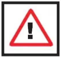 Warning sign with red triangle and exclamation mark, commonly used to indicate a hazard or alert event.