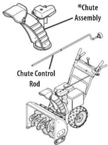 *Chute Assembly Chute Control Rod