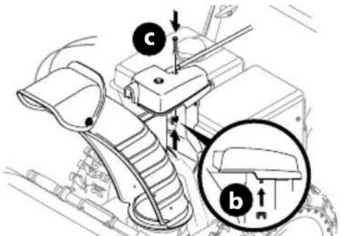TROY-BILT Storm 2620 - CONTROL DE ROTACIÓN DEL CANAL SUPERIOR C/ CONTROL ELÉCTRICO DE ROTACIÓN E INCLINACIÓN DE 4 DIRECCIONES - 6