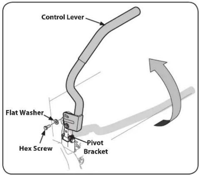 Control Lever Flat Washer Hex Screw Pivot Bracket