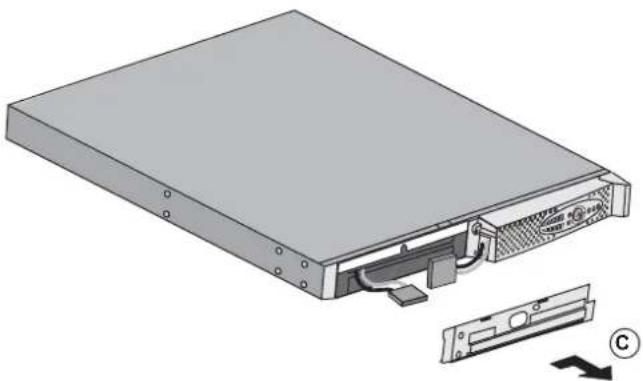 EATON Evolution 1550 Tower - Demonteren van de accumodule - 6
