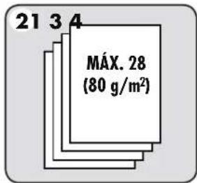 21 3 4 MÁX. 28 (80 g/m²)