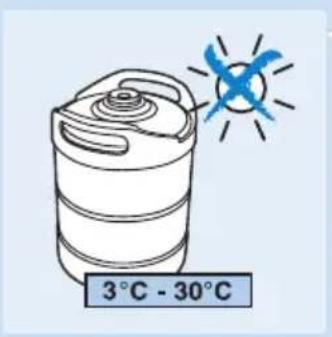3°C - 30°C