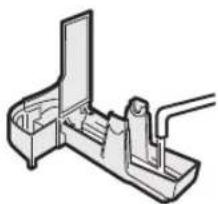 SHARP KC-C100E W - Spülen Sie die Luftbefeuchtungswanne mit lauwarmem Wasser ab. - 1