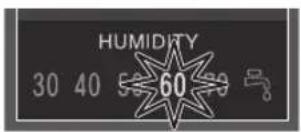 HUMIDITY 30 40 50 60