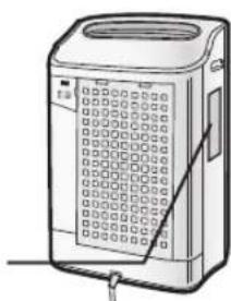 SHARP KC-C100E W - Inscrivez la date de début d'utilisation sur l'étiquette de date. - 1