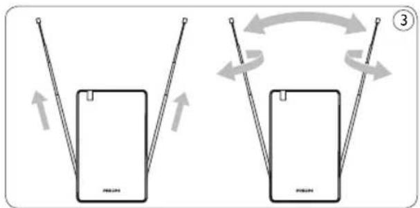 Diagram illustrating wireless signal transmission between two devices, showing bidirectional arrows and labeled components.