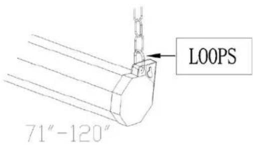 LOOPS 71"-120"