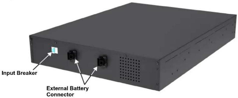 Input Breaker External Battery Connector