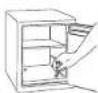 SentrySafe OA3807 - Ancrage dans du bois : Foret de 9/32 pouce (7,2 mm) - 2