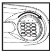 SentrySafe TC8-331 - To install batteries: - 1