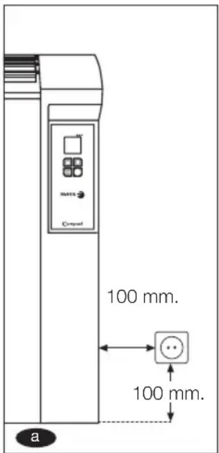 100 mm. 100 mm. a