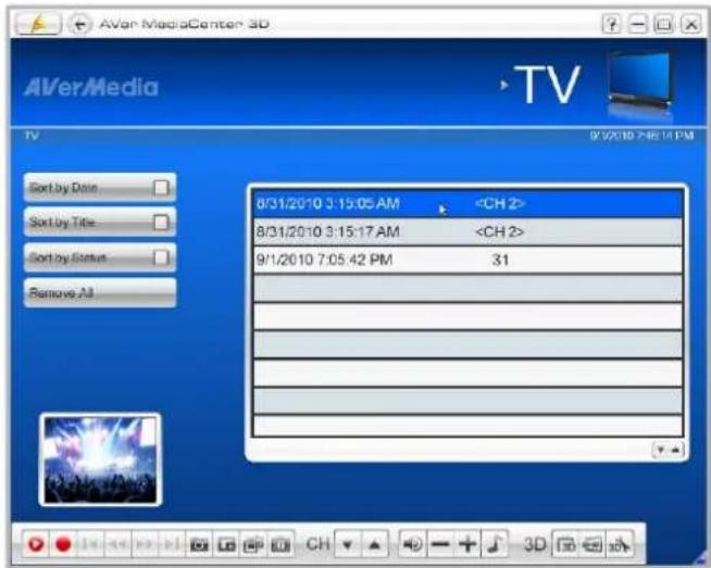 AVerMedia TV 8/31/2010 3:15:05 AM 8/31/2010 3:15:17 AM 9/1/2010 7:05:42 PM 31 Remove All