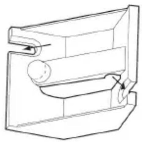 ABUS FU8350 - Corner tamper contact - 1