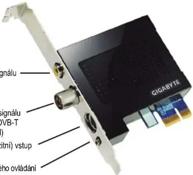 GIGABYTE signálu signálu OVB-T (1) (2)itní) vstup eho ovládání