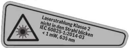 BOSCH GLL 2-50 Professional - Υποδείξεις ασφαλείας - 2