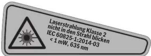 BOSCH GLL 2-50 Professional - Sicherheitshinweise - 2