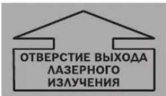 ОТВЕРСТИЕ ВЫХОДА ЛАЗЕРНОГО ИЗЛУЧЕНИЯ