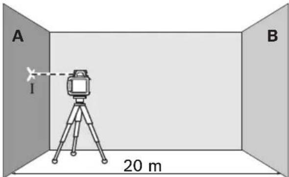 A I B 20 m