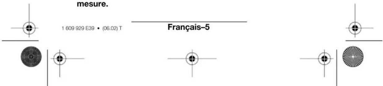 mesure. 1 609 929 E39 • (06.02) T Français-5