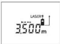 BOSCH DLE 70 - Mesure continue (voir figure J) - 1