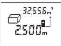 BOSCH DLE 70 - Měření objemu - 1