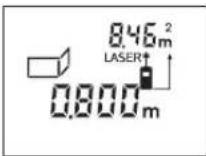 BOSCH DLE 70 - Muuroppervlaktemeting (zie afbeelding I) - 7