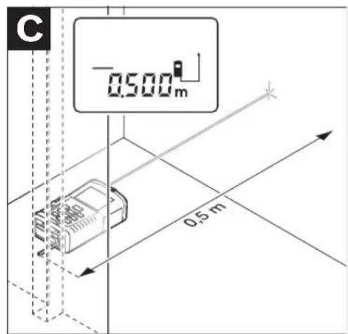 C 0.500m 0,5 m