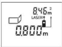 BOSCH DLE 70 - Veggflatemåling (se bilde I) - 2
