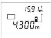 BOSCH DLE 70 - Μέτρηση επιφανειών - 1