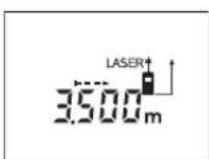 BOSCH DLE 70 Professional - Kontinuerlig mätning (se bild J) - 1